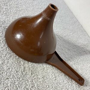 Vintage Tupperware Brown Plastic Funnel Giant Hershey’s Kiss Mold
